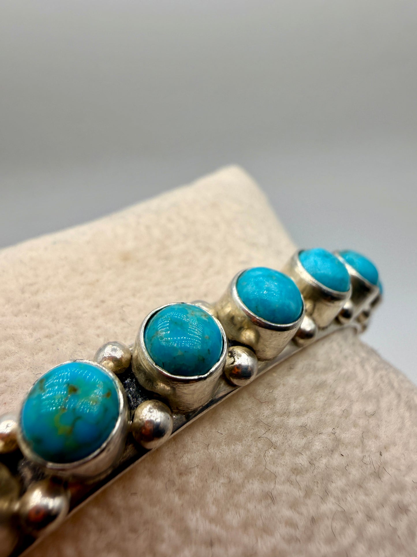 Fox Turquoise Cuff Bracelet