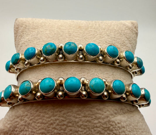 Fox Turquoise Cuff Bracelet