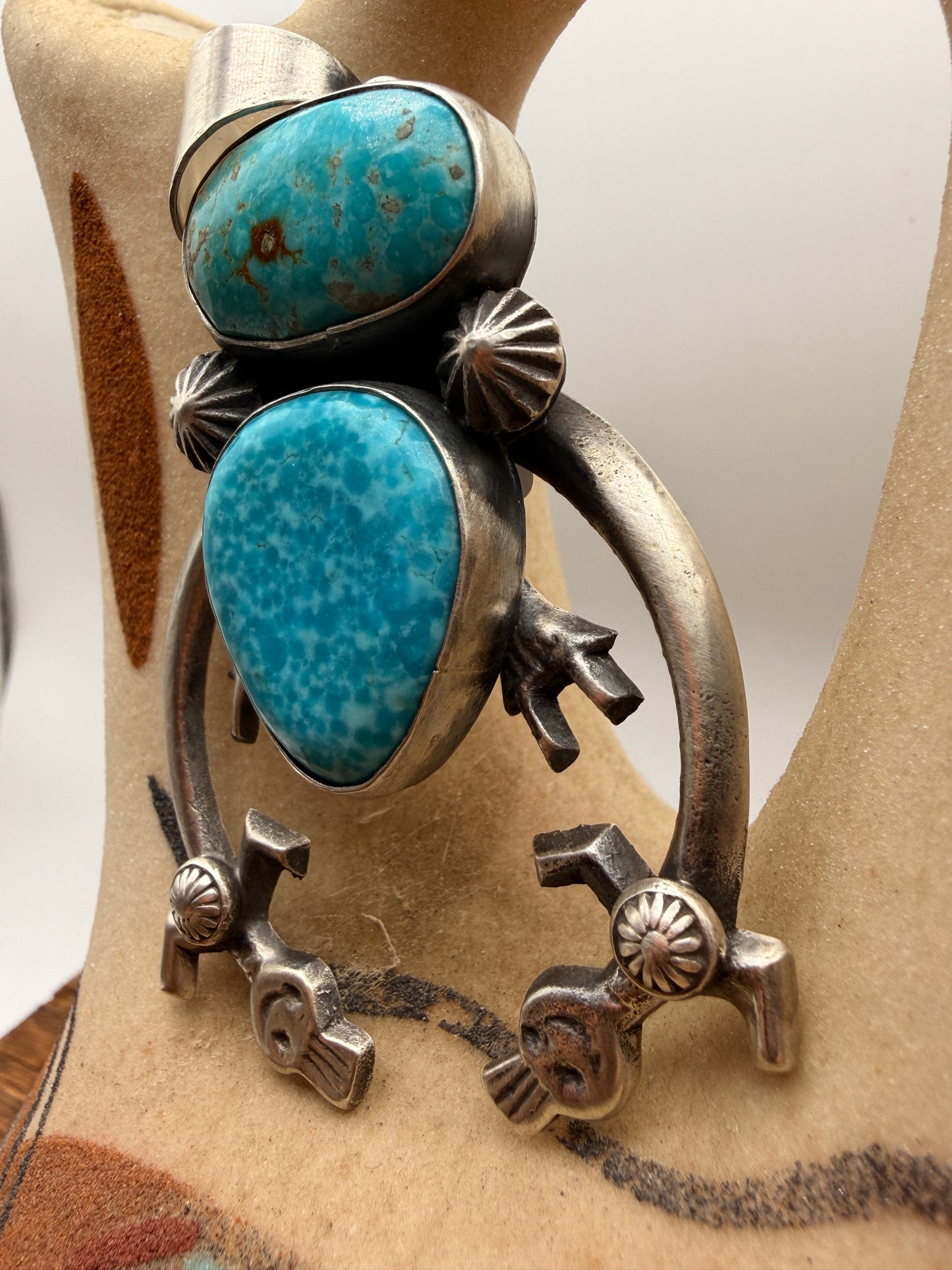 White Water Turquoise Naja Pendant
