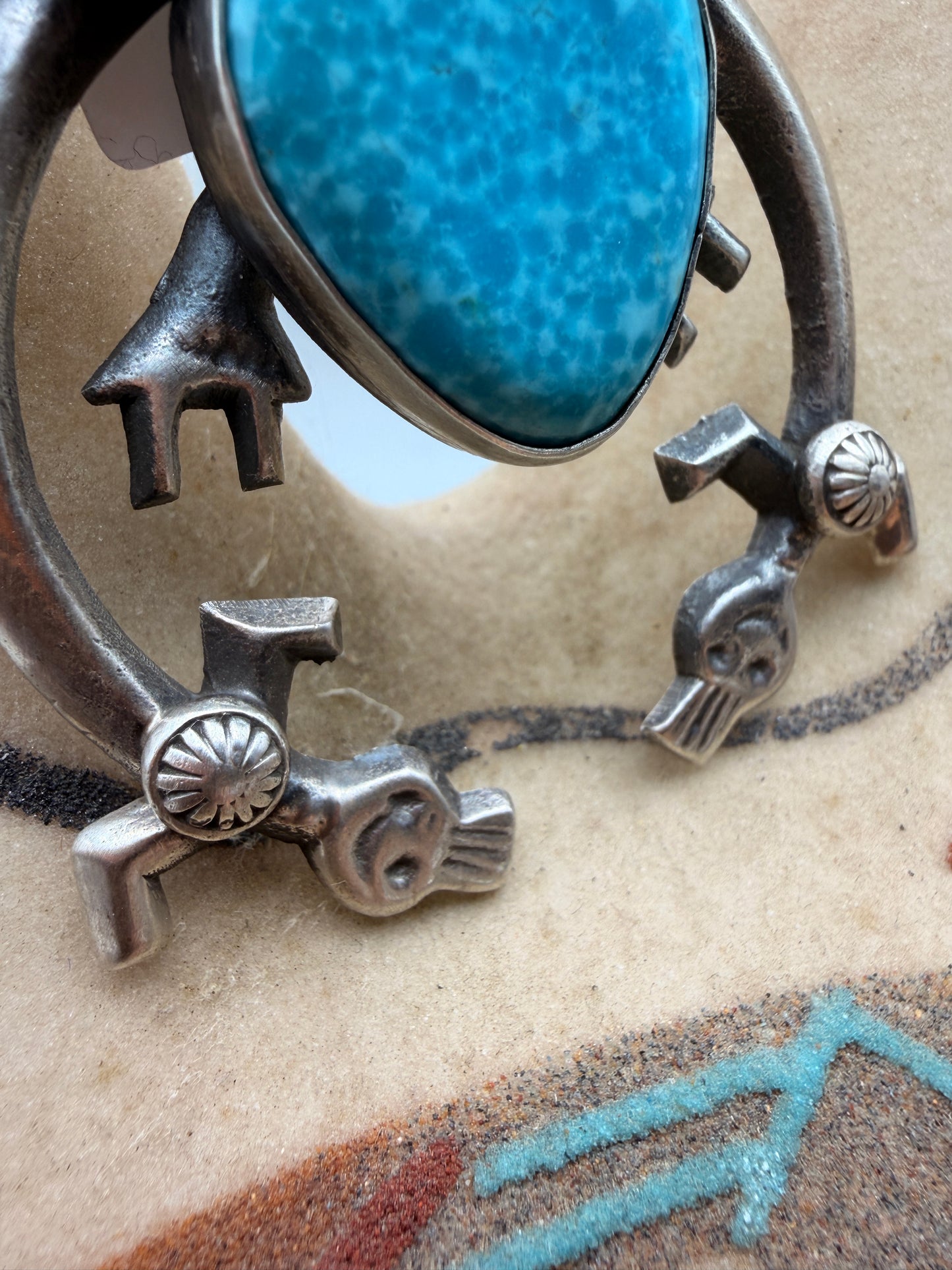 White Water Turquoise Naja Pendant