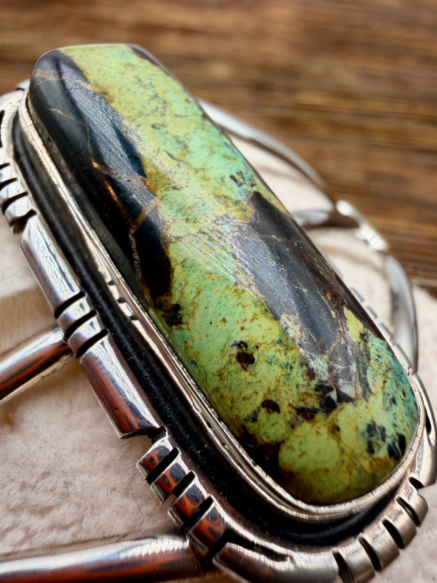 Blackjack Turquoise Cuff Bracelet
