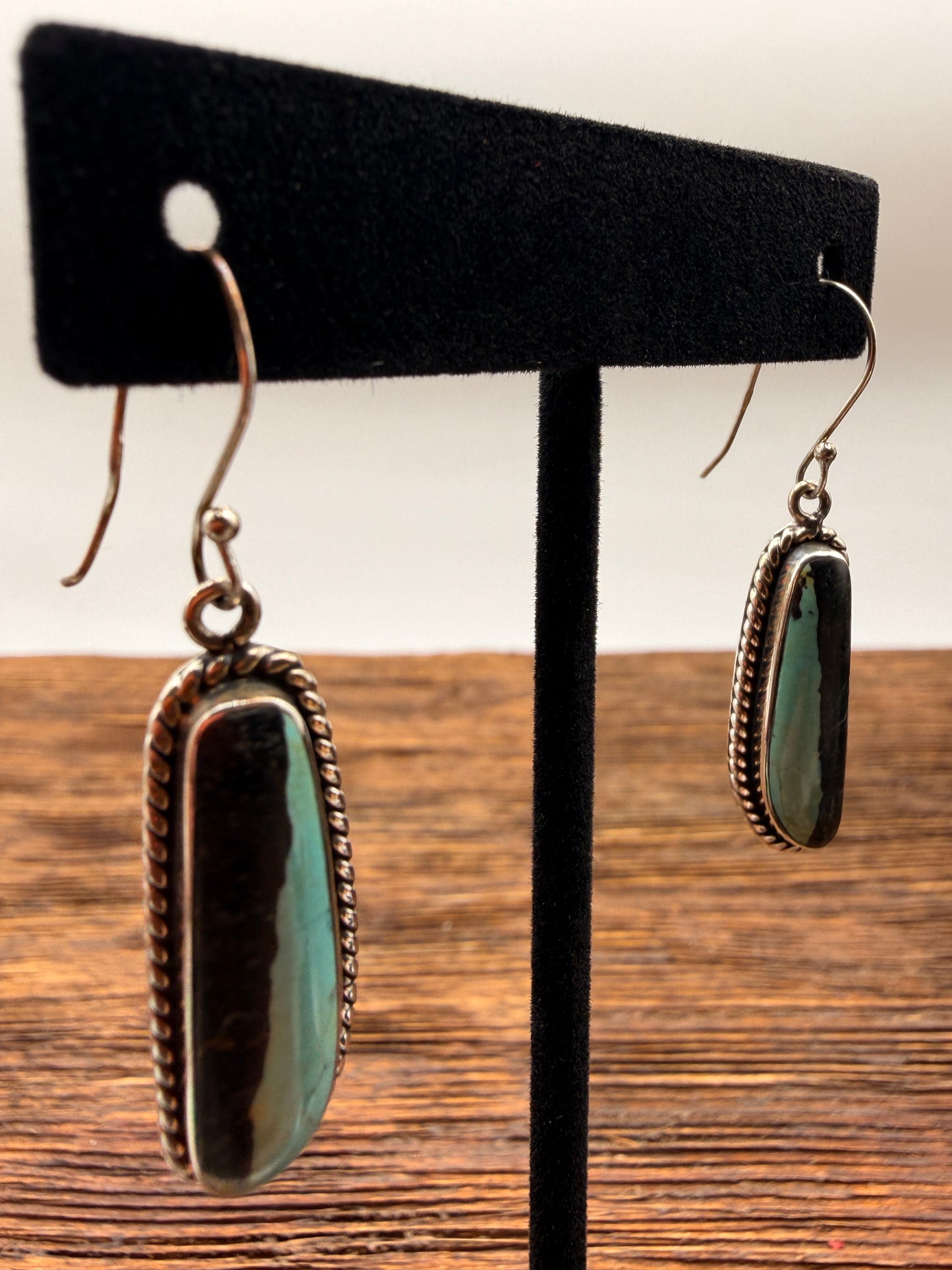 Blackjack Turquoise Dangle Earrings