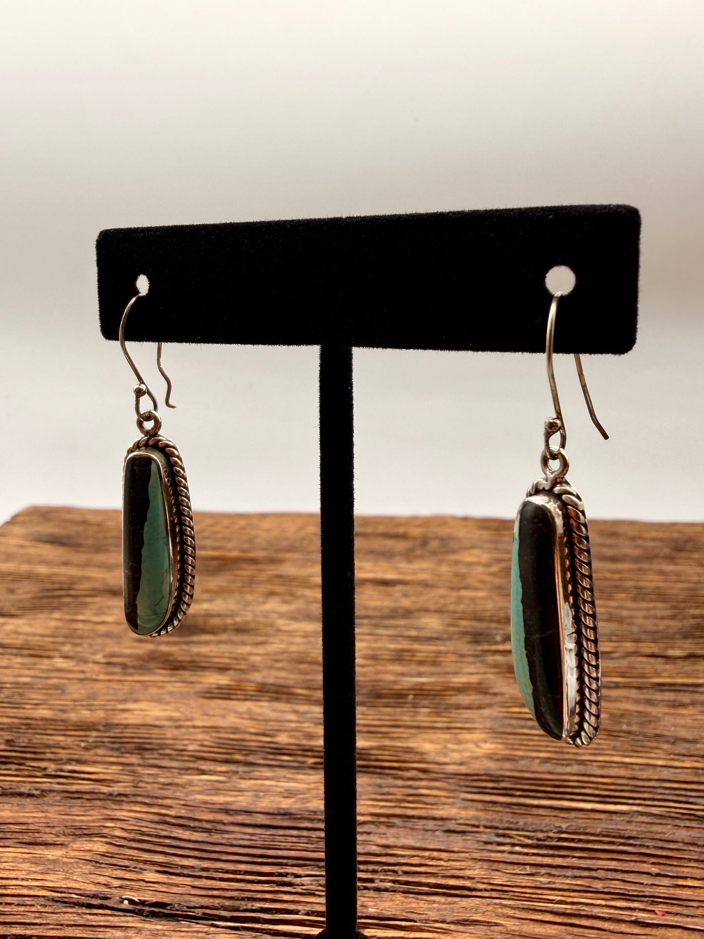 Blackjack Turquoise Dangle Earrings