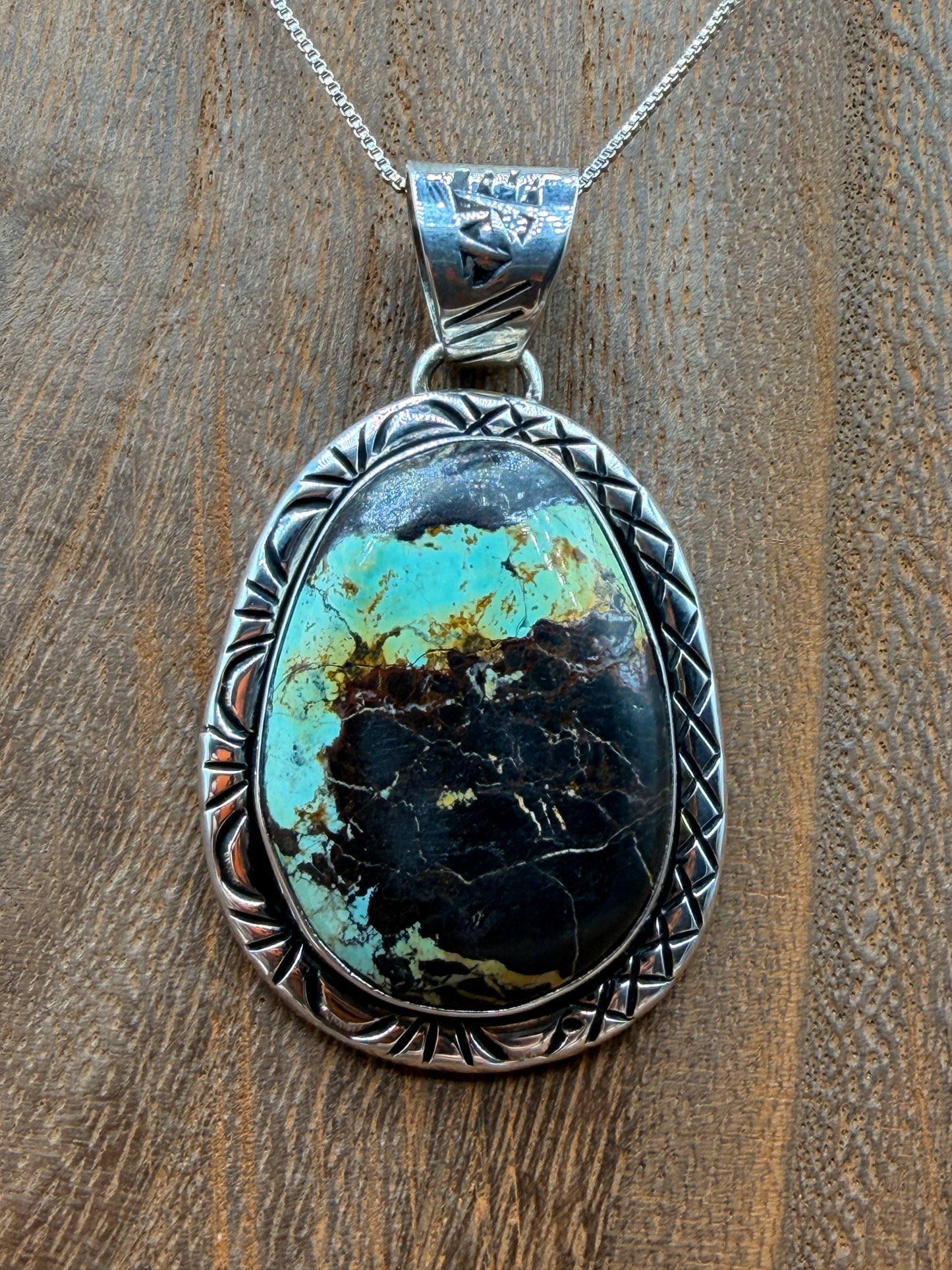Blackjack Turquoise Pendant