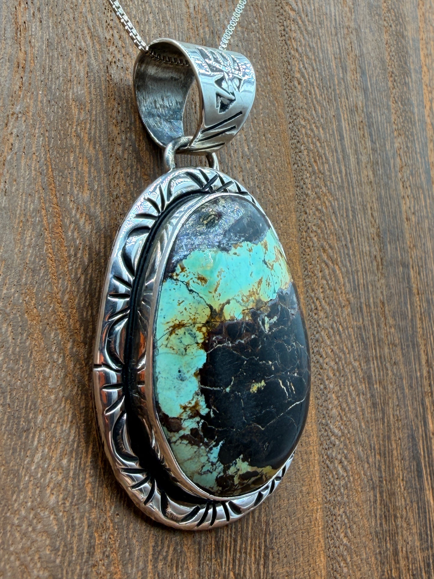 Blackjack Turquoise Pendant