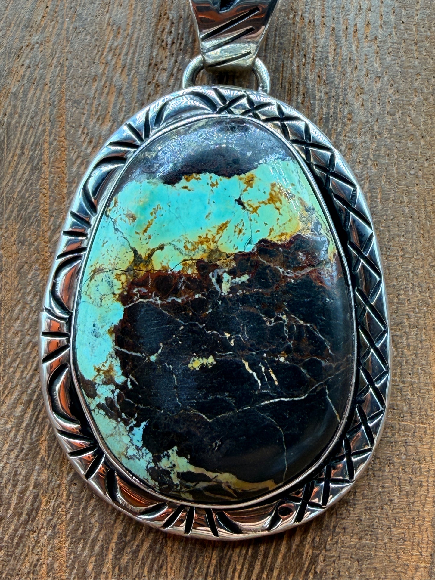 Blackjack Turquoise Pendant