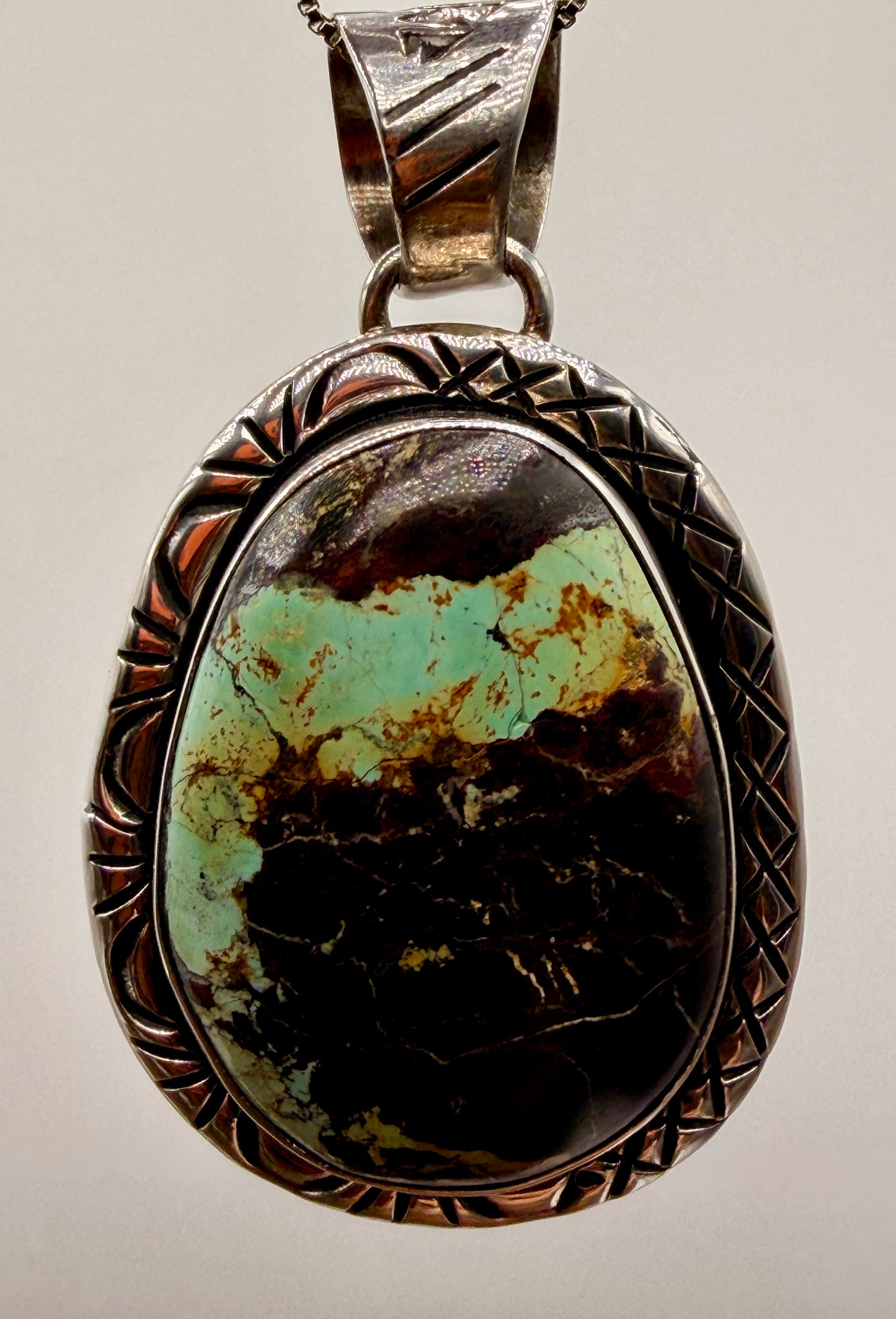Blackjack Turquoise Pendant