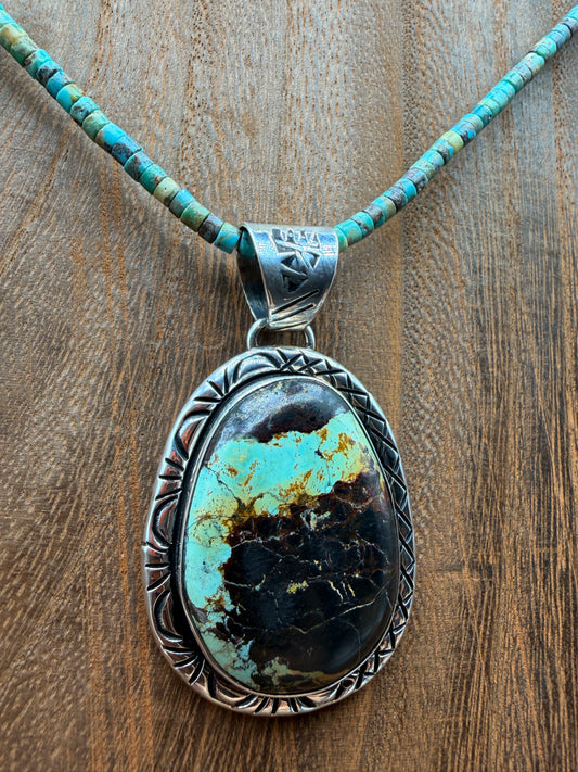 Blackjack Turquoise Pendant