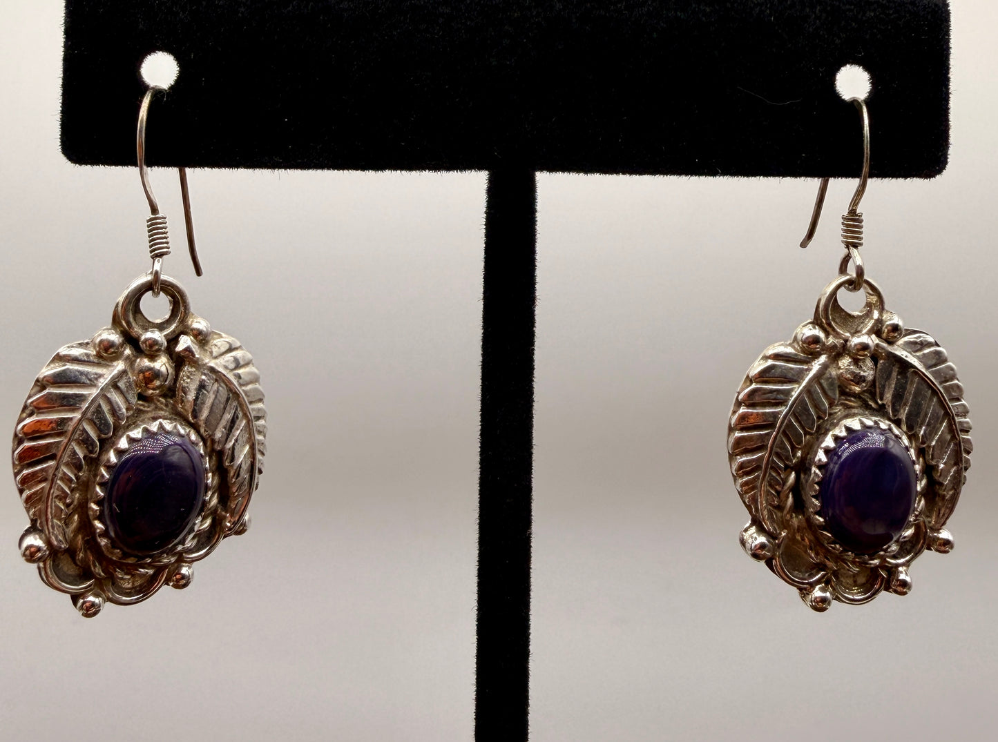 Wampum and Feather Earrings