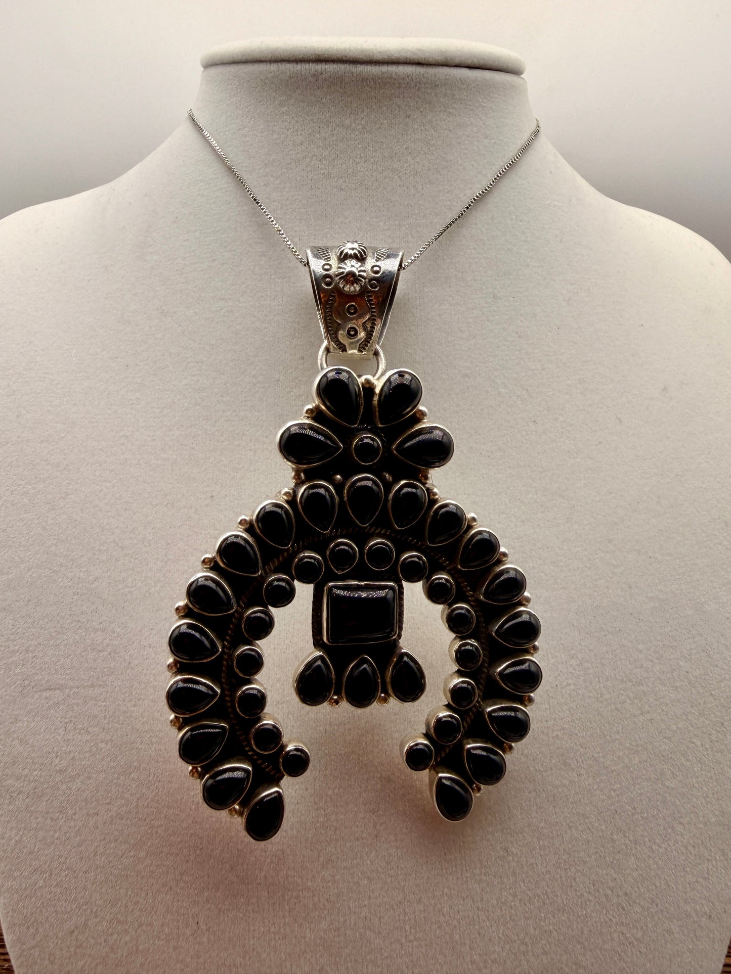 Black Onyx Naja Pendant