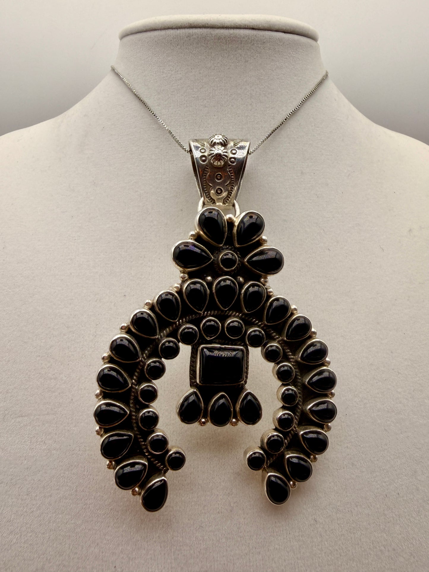 Black Onyx Naja Pendant
