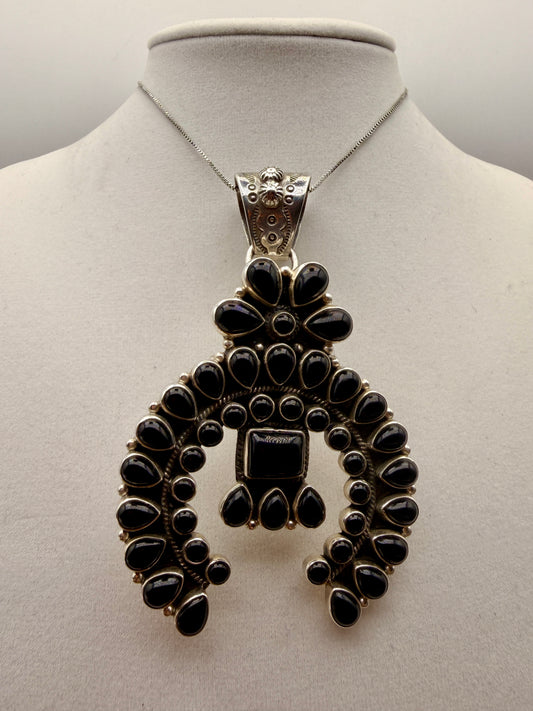 Black Onyx Naja Pendant