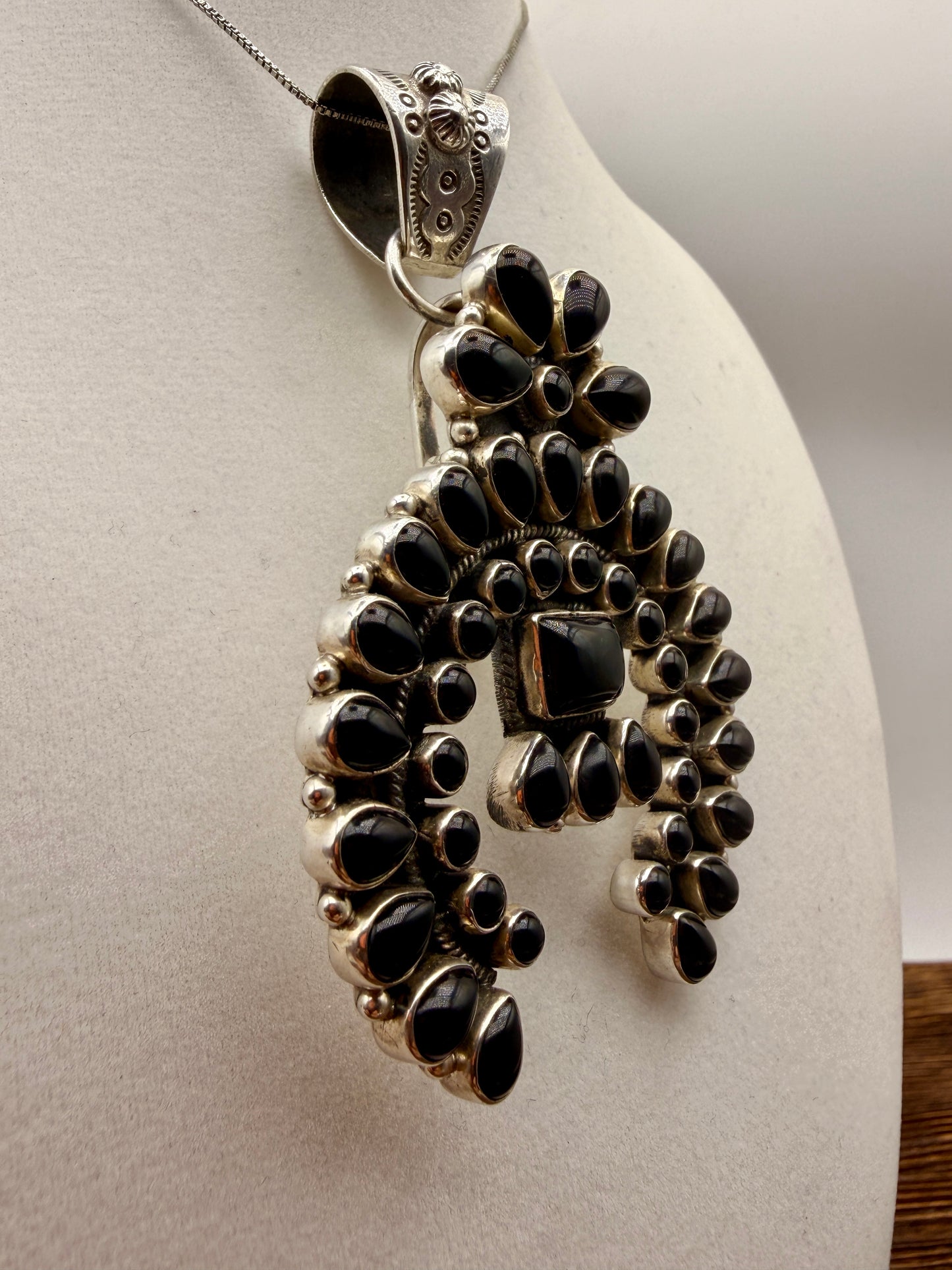 Black Onyx Naja Pendant