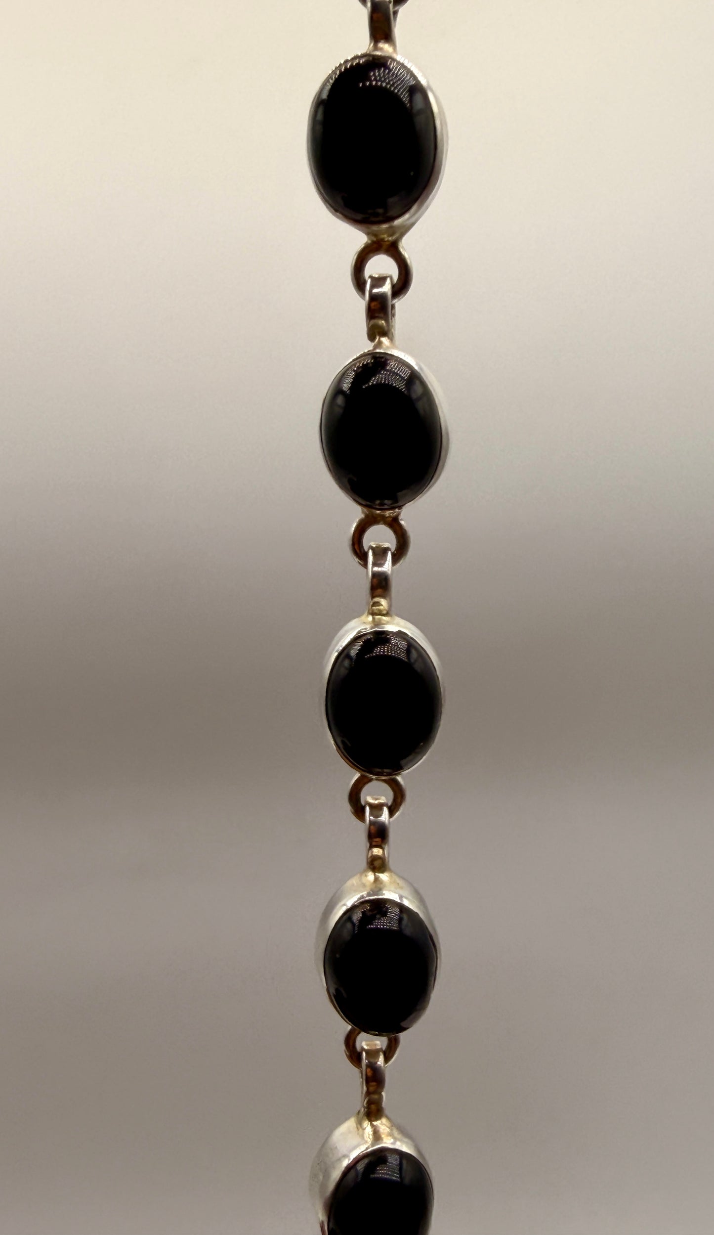 Black Onyx Link Bracelet