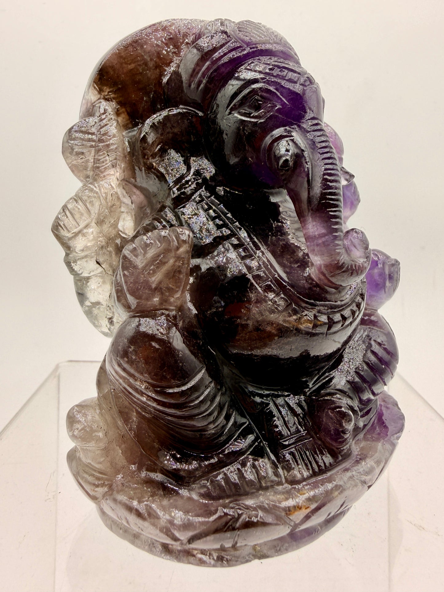 Super 7 Crystal carved Amethyst Altar