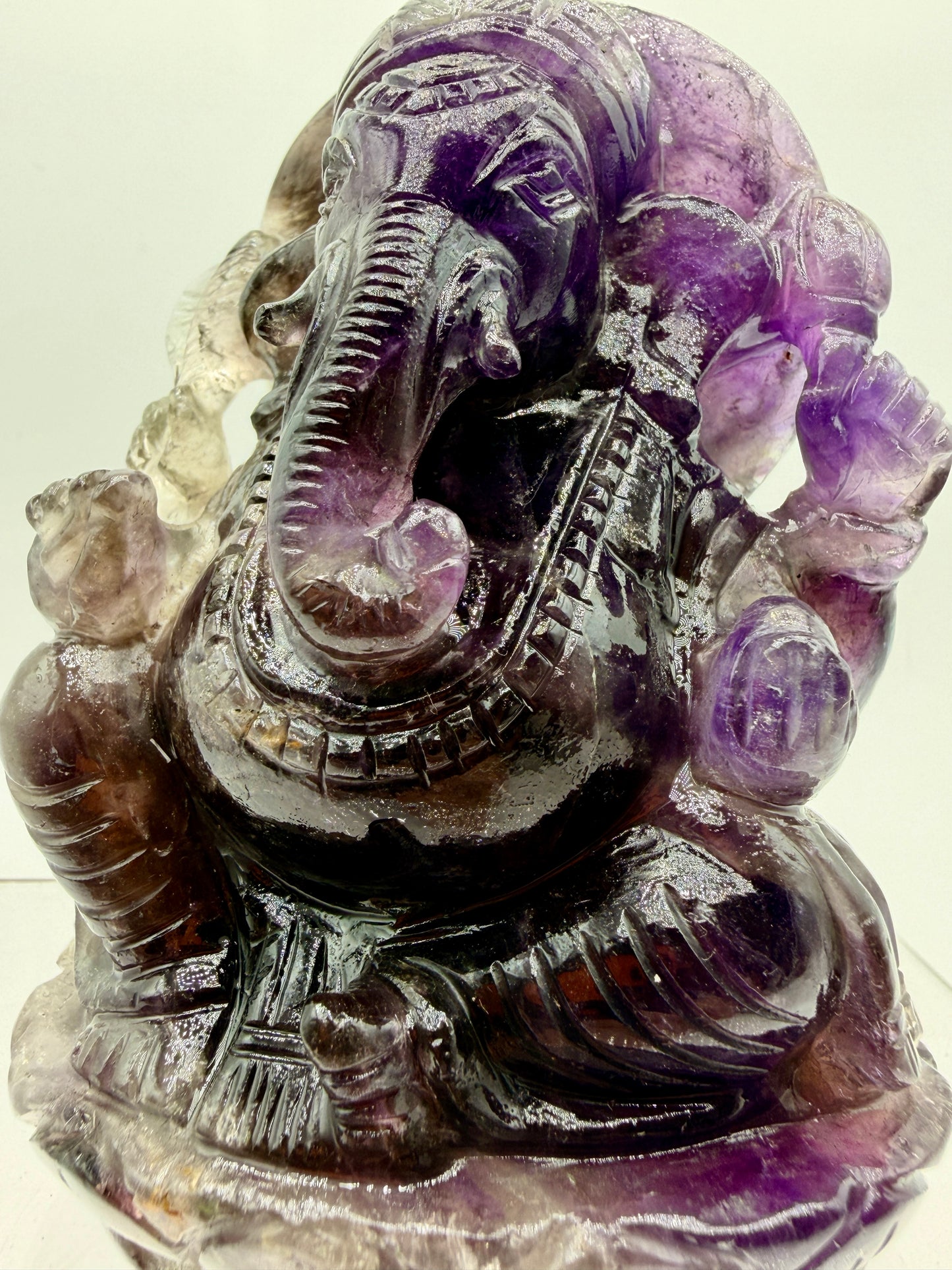 Super 7 Crystal carved Amethyst Altar