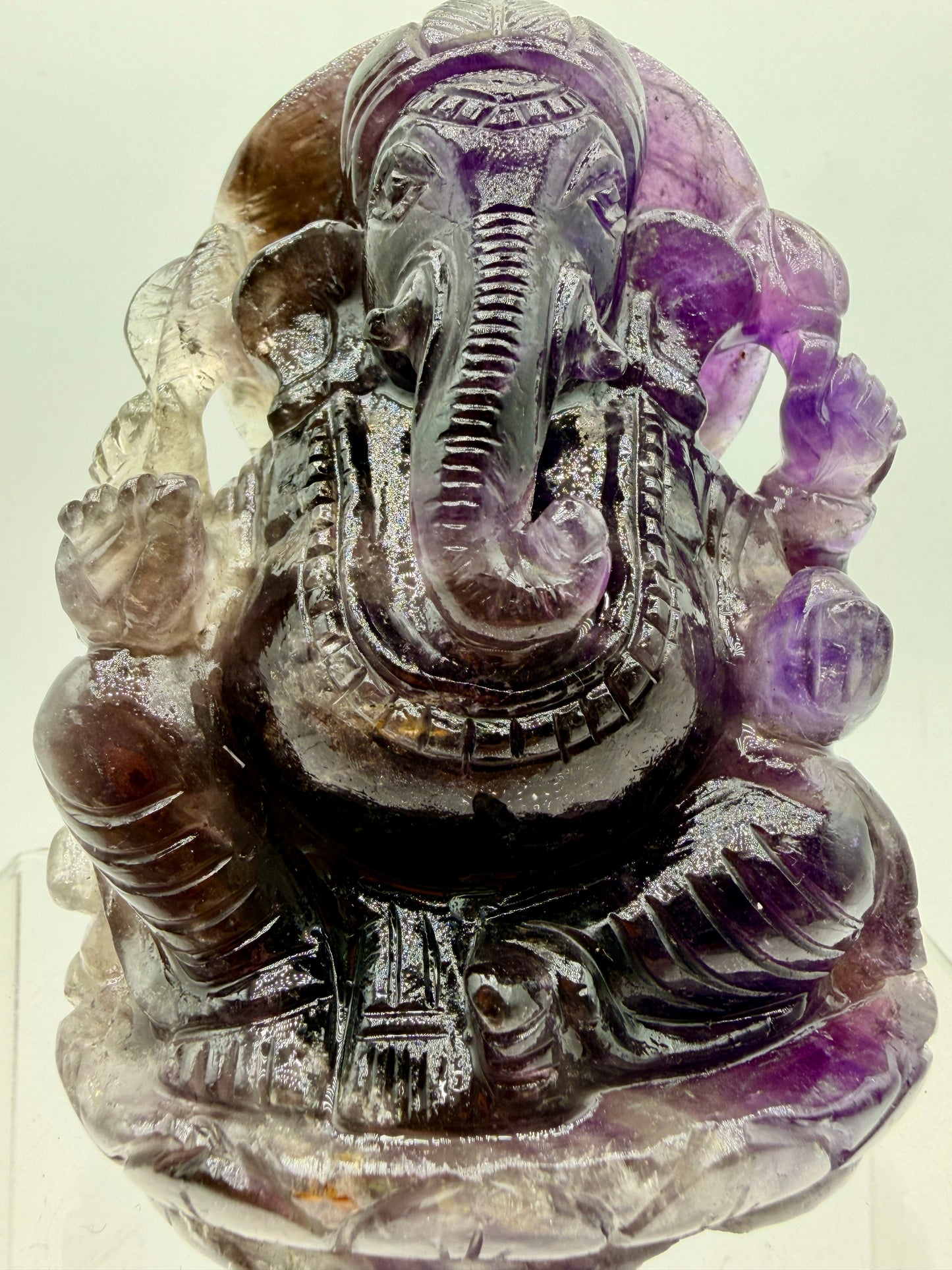 Super 7 Crystal carved Amethyst Altar