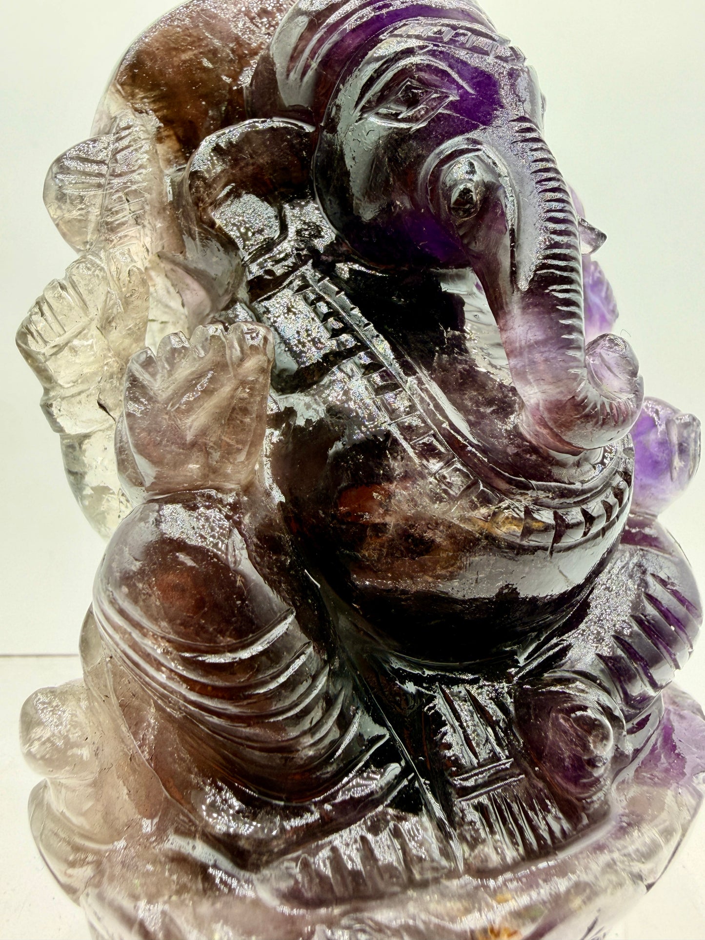 Super 7 Crystal carved Amethyst Altar