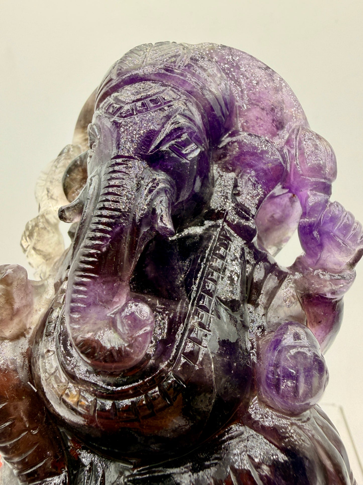 Super 7 Crystal carved Amethyst Altar