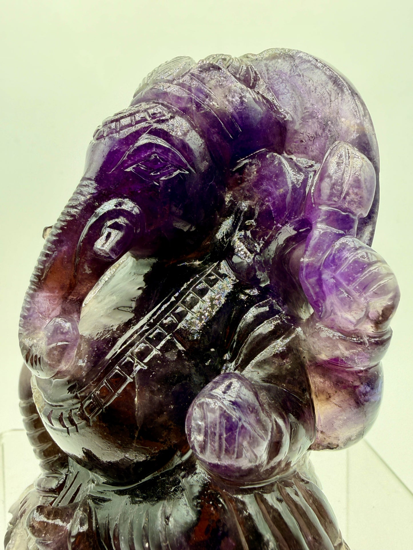 Super 7 Crystal carved Amethyst Altar