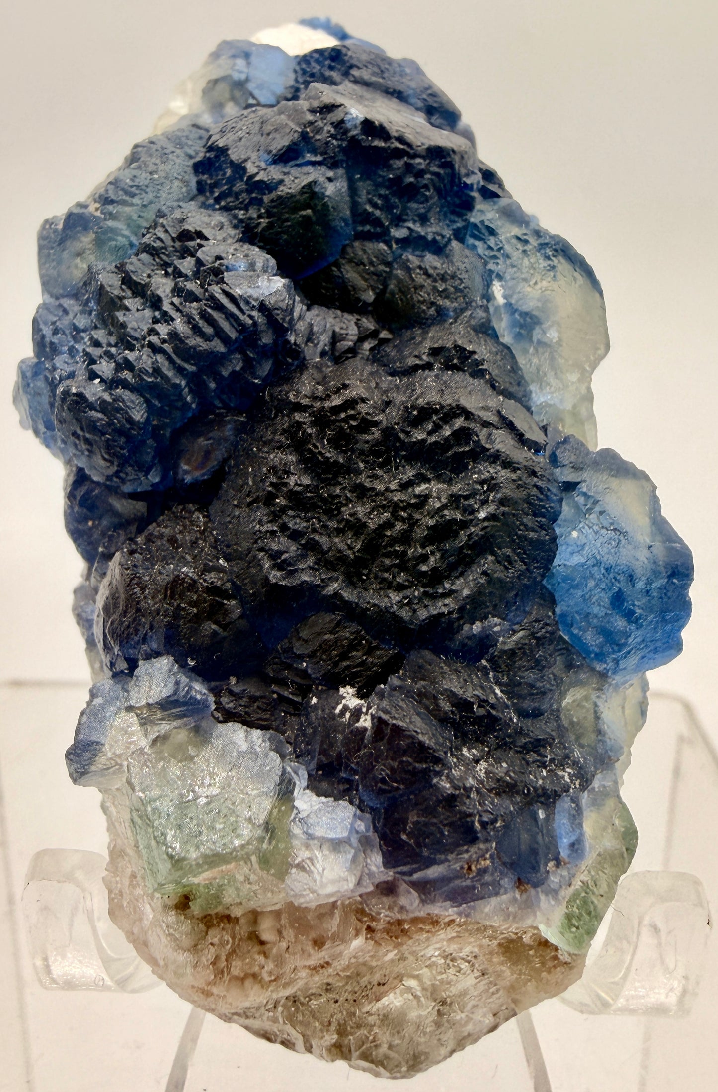 Blue Botryoidal Fluorite Pseudomorphs – Inner Mongolia