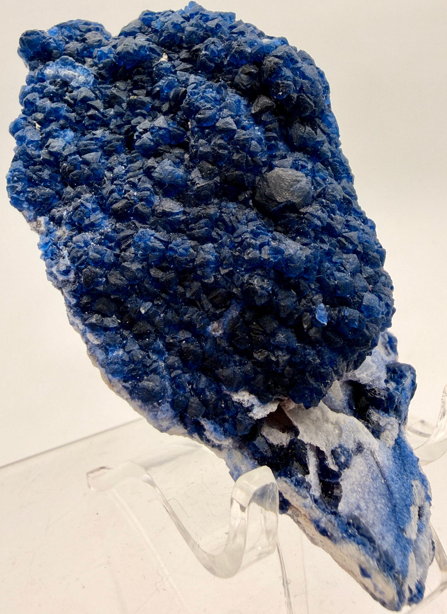 Blue Botryoidal Fluorite Pseudomorphs – Inner Mongolia