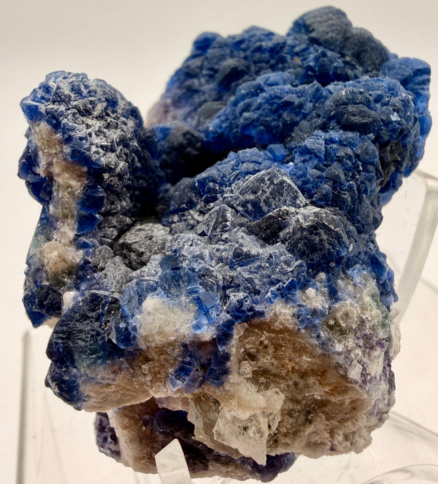 Blue Botryoidal Fluorite Pseudomorphs – Inner Mongolia