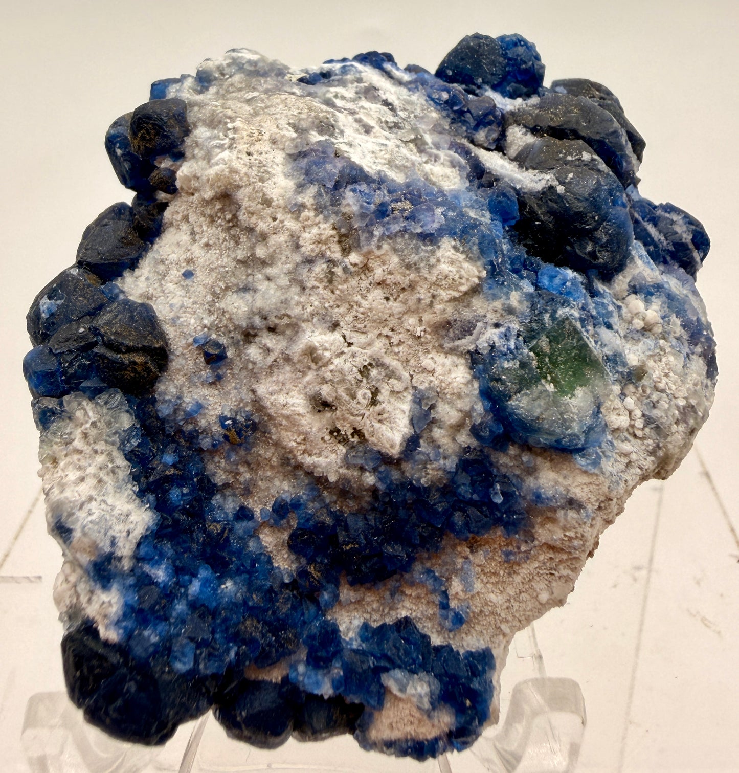 Blue Botryoidal Fluorite Pseudomorphs – Inner Mongolia