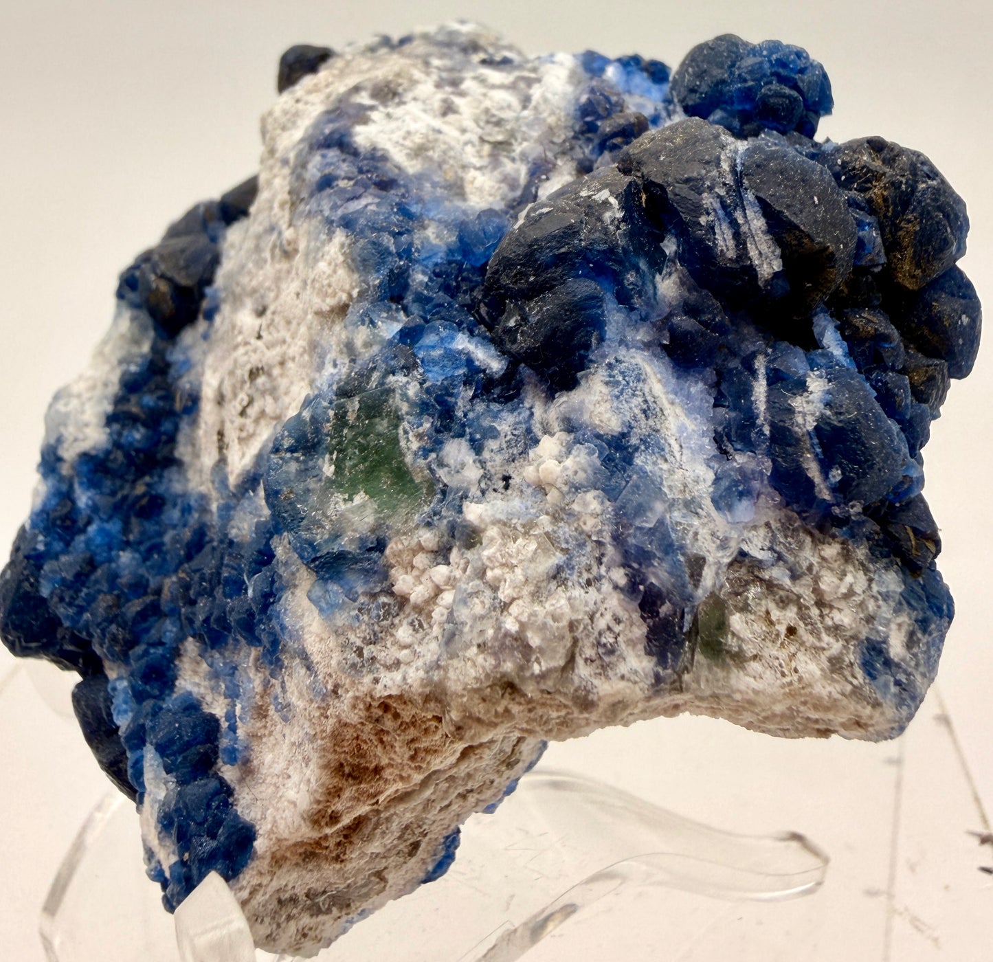 Blue Botryoidal Fluorite Pseudomorphs – Inner Mongolia
