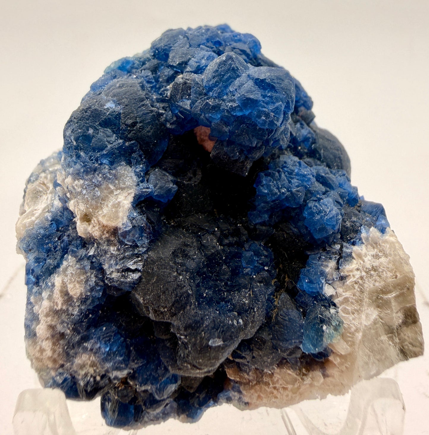 Blue Botryoidal Fluorite Pseudomorphs – Inner Mongolia