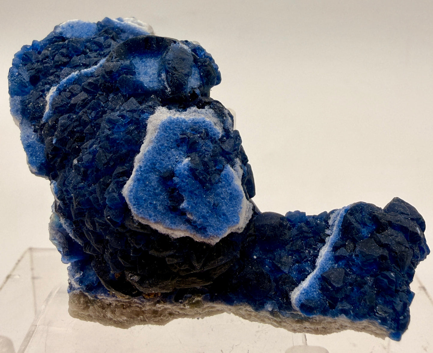 Blue Botryoidal Fluorite Pseudomorphs – Inner Mongolia