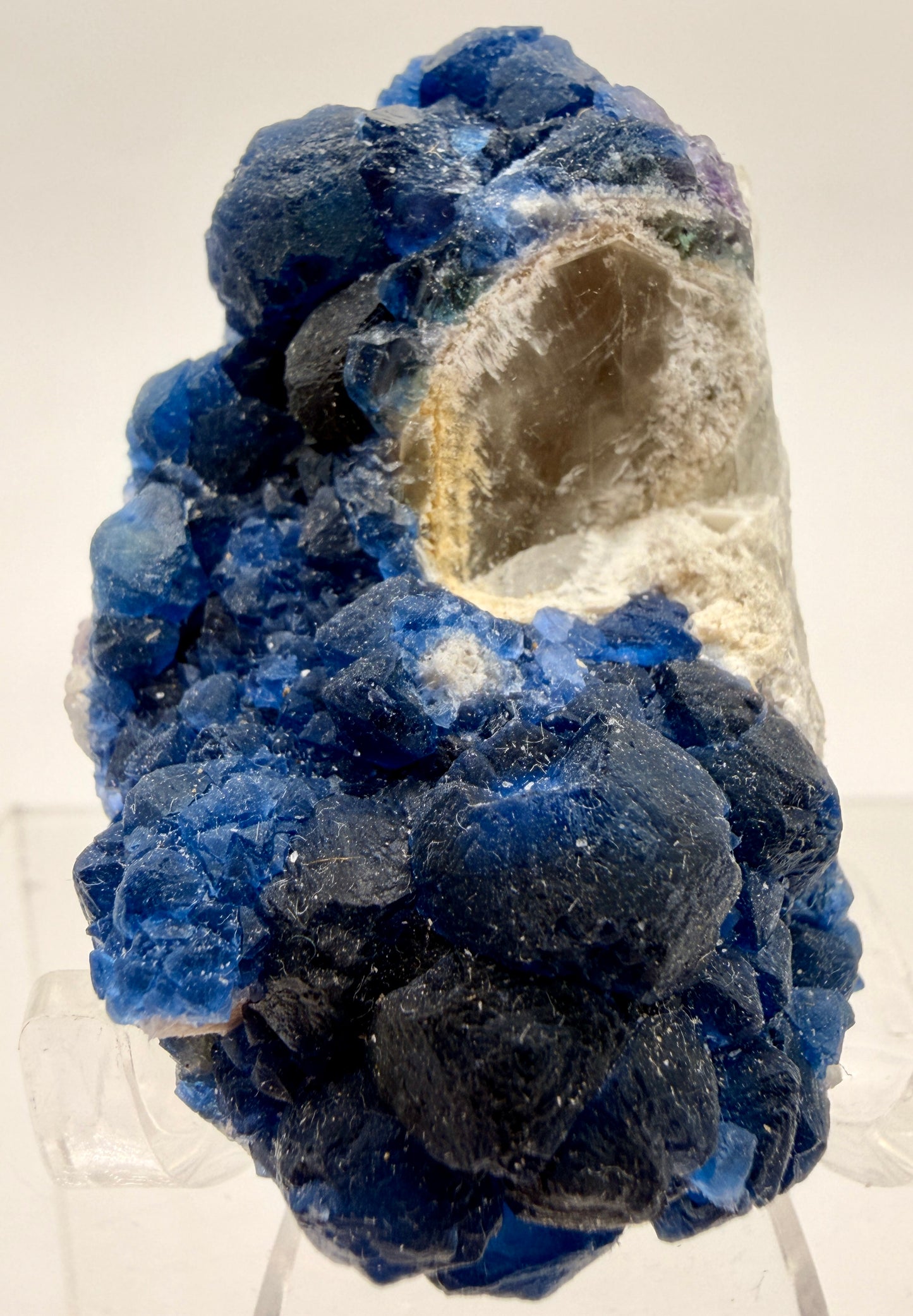 Blue Botryoidal Fluorite Pseudomorphs – Inner Mongolia