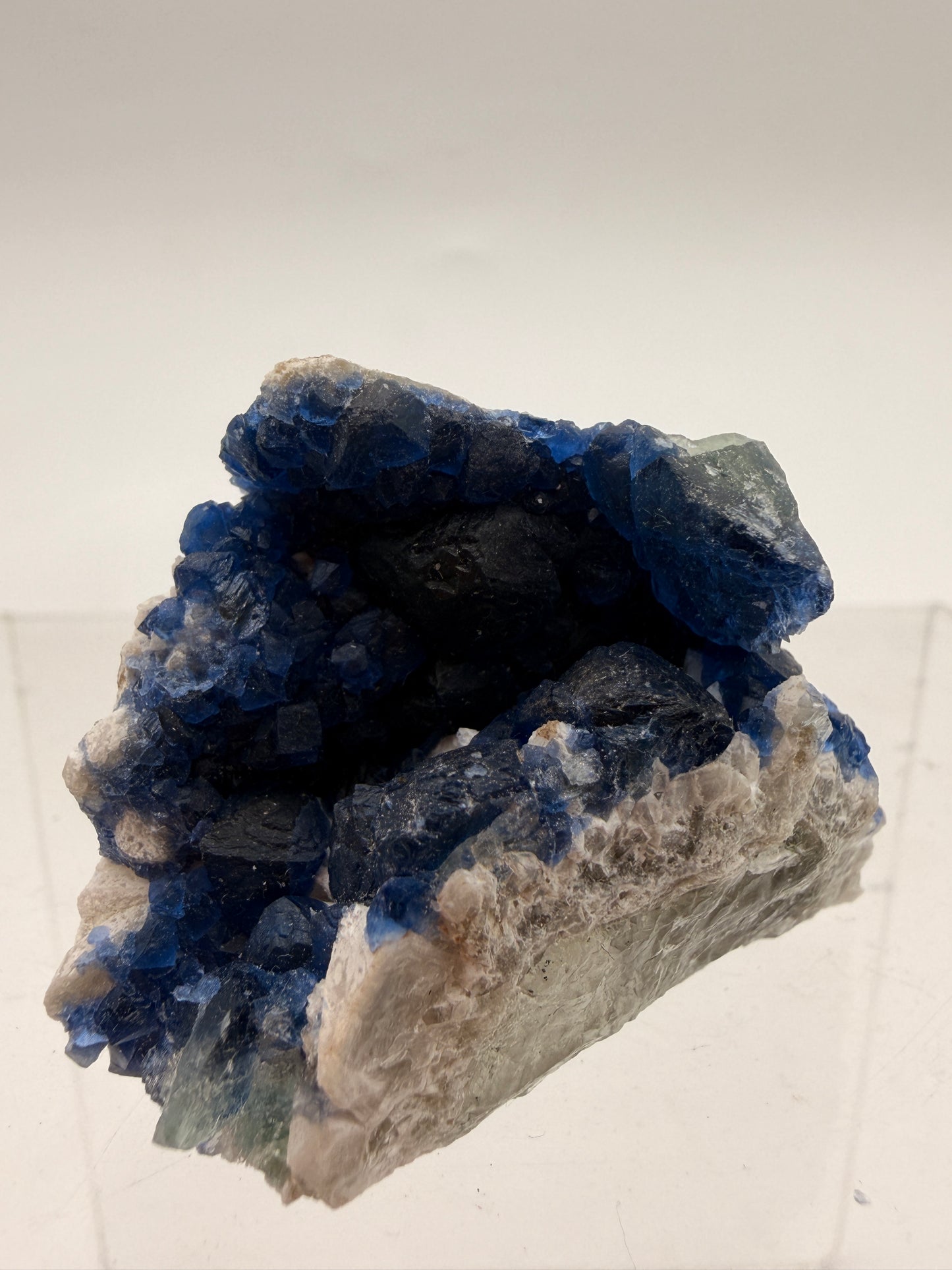 Blue Botryoidal Fluorite Pseudomorphs – Inner Mongolia