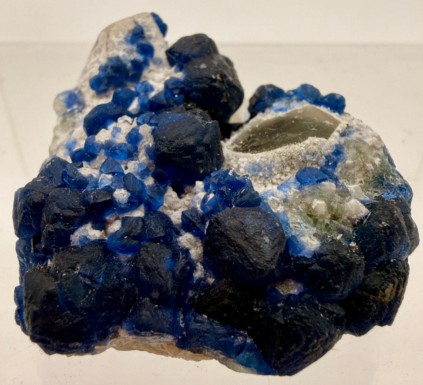 Blue Botryoidal Fluorite Pseudomorphs – Inner Mongolia