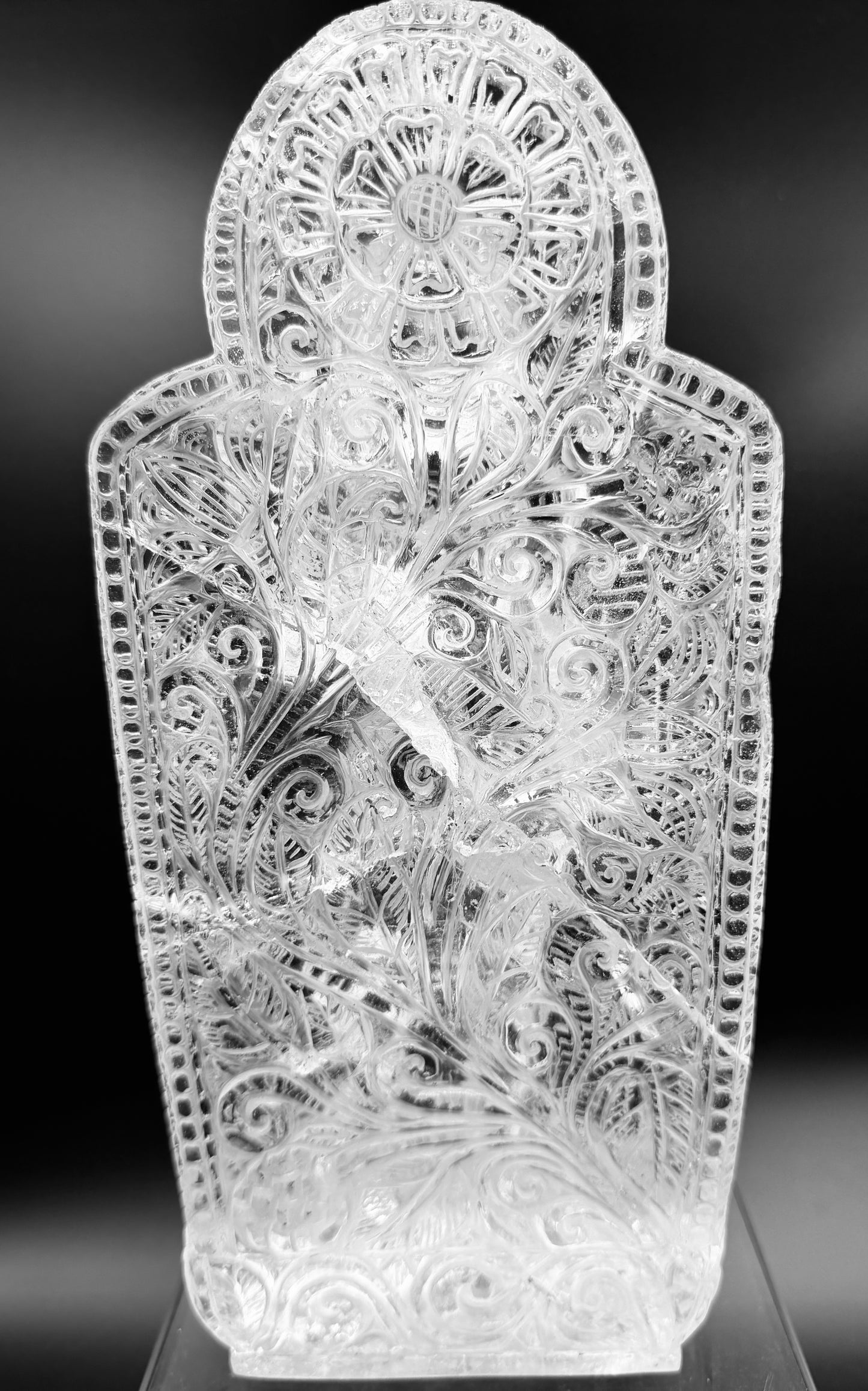 Himalayan Crystal Clear Quartz Tara Altar