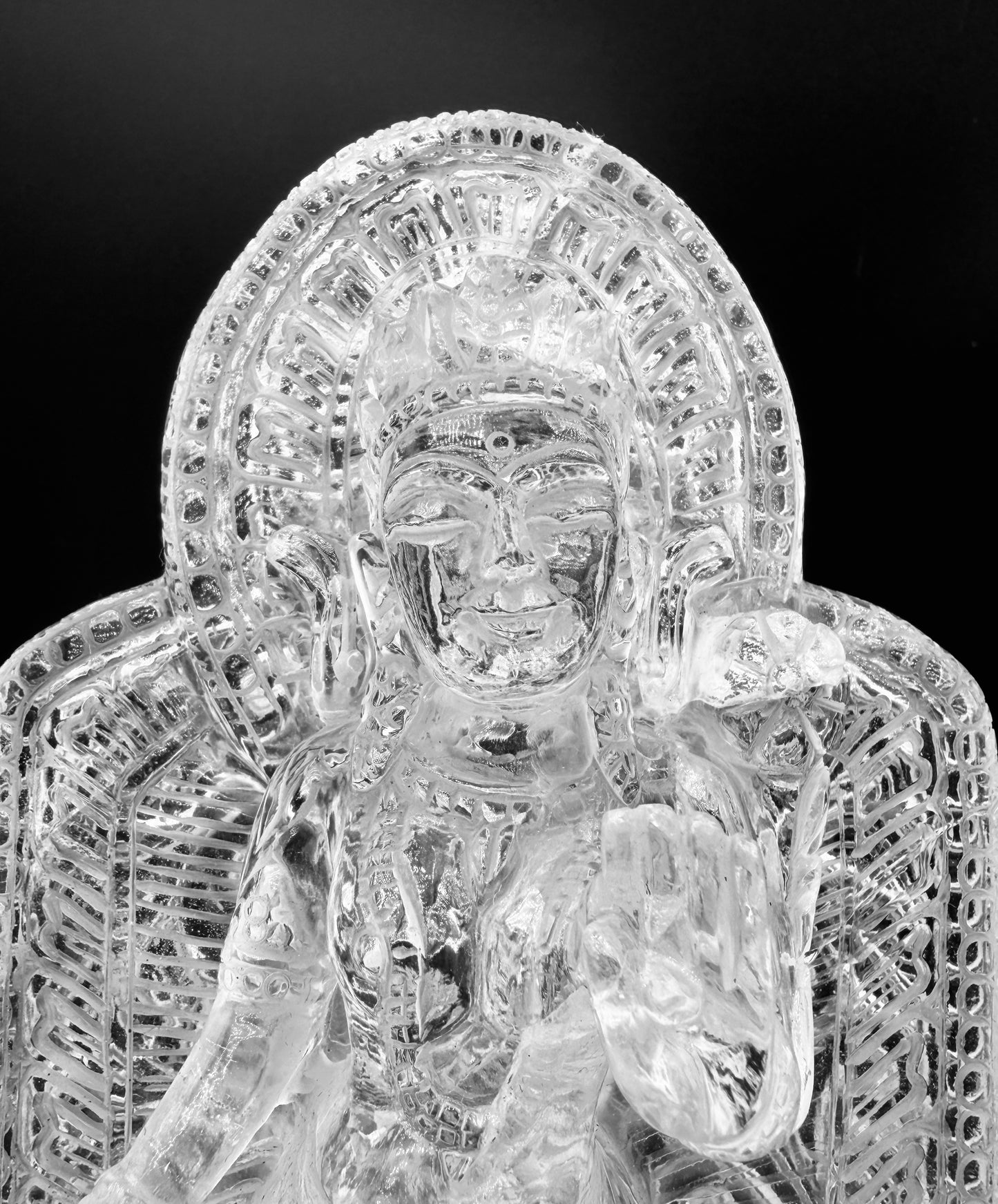 Himalayan Crystal Clear Quartz Tara Altar