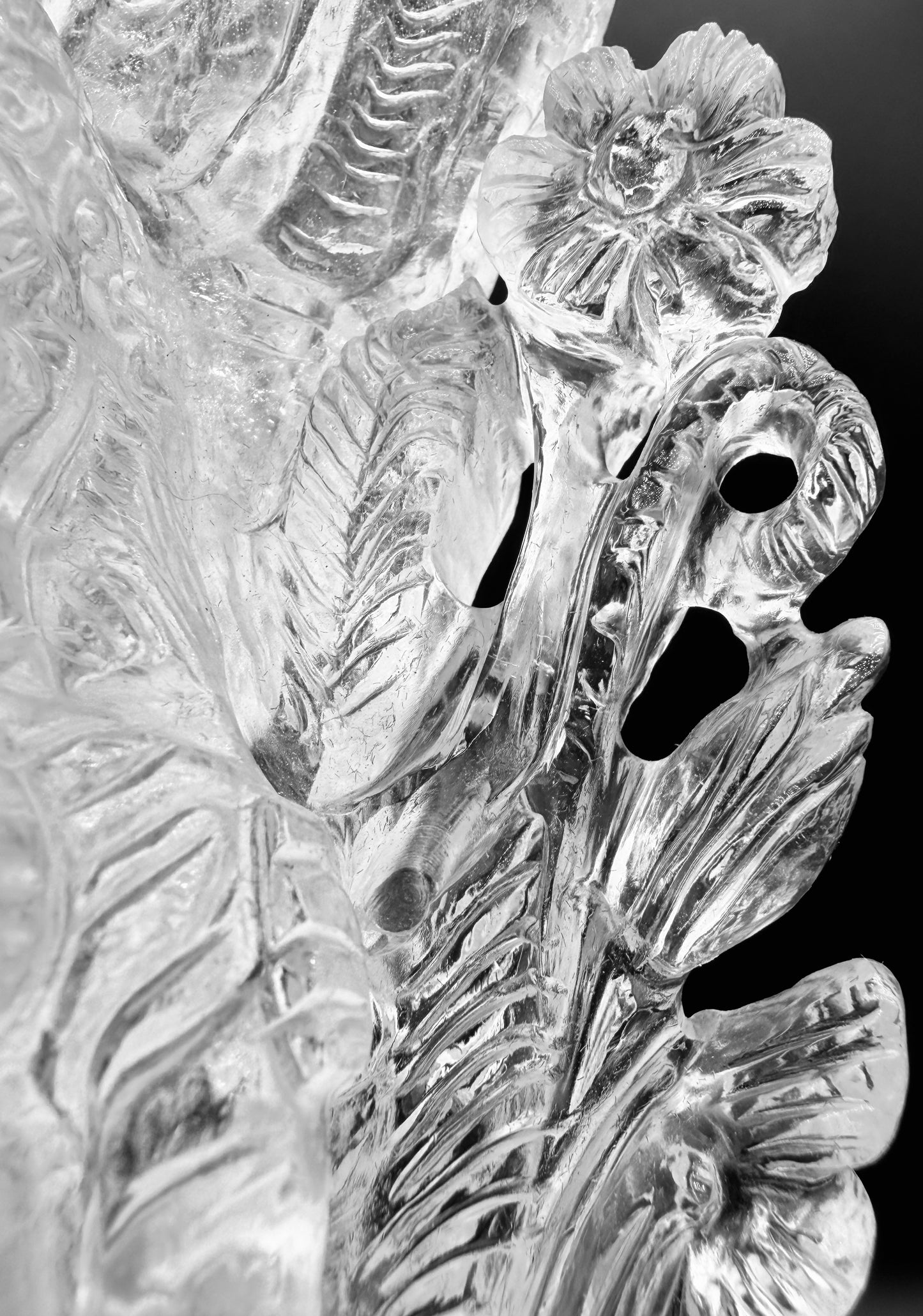 Himalyan Crystal clear Quartz Lakshmi and Vishnu Altar