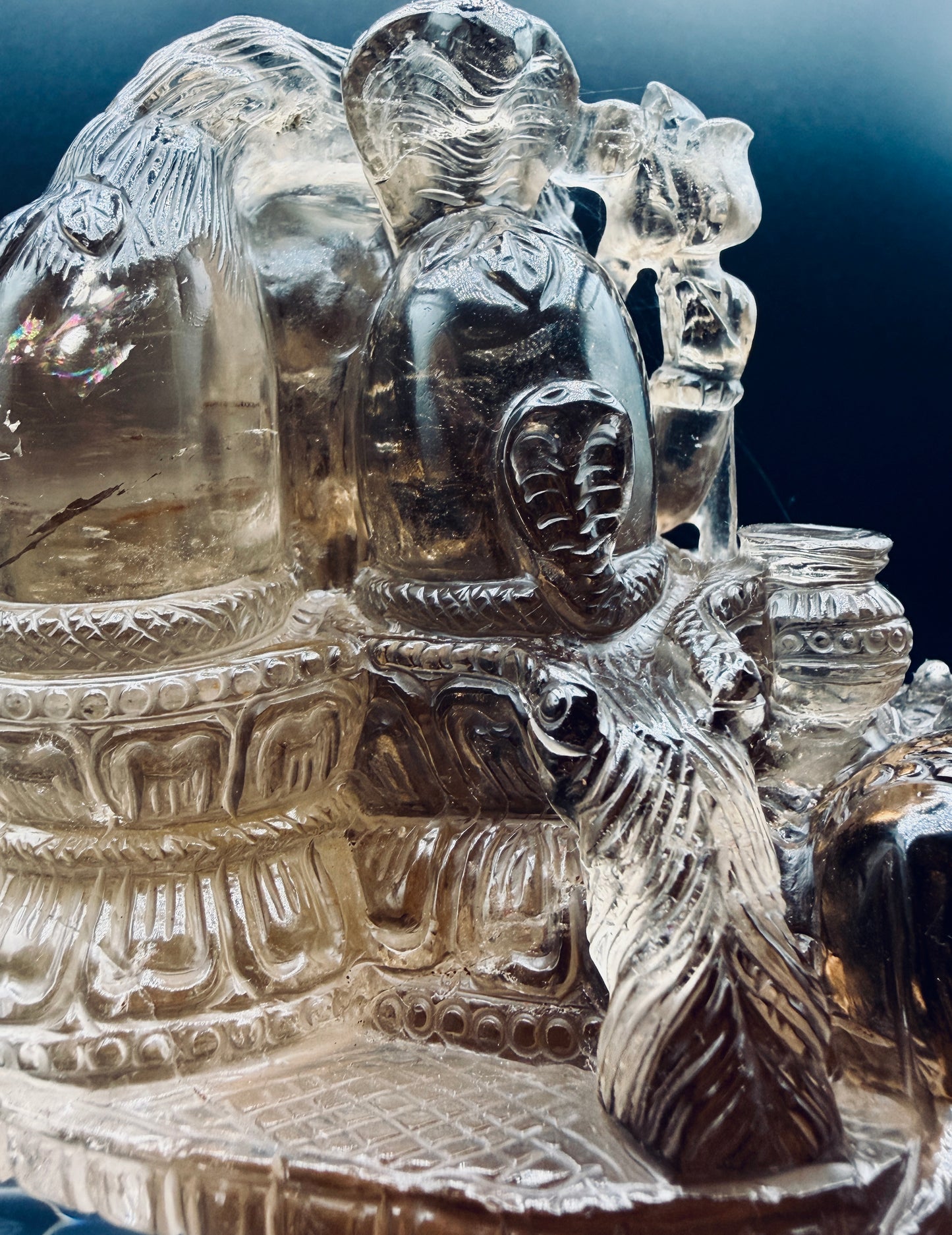 Smokey Quartz Crystal Family of Gods Altar