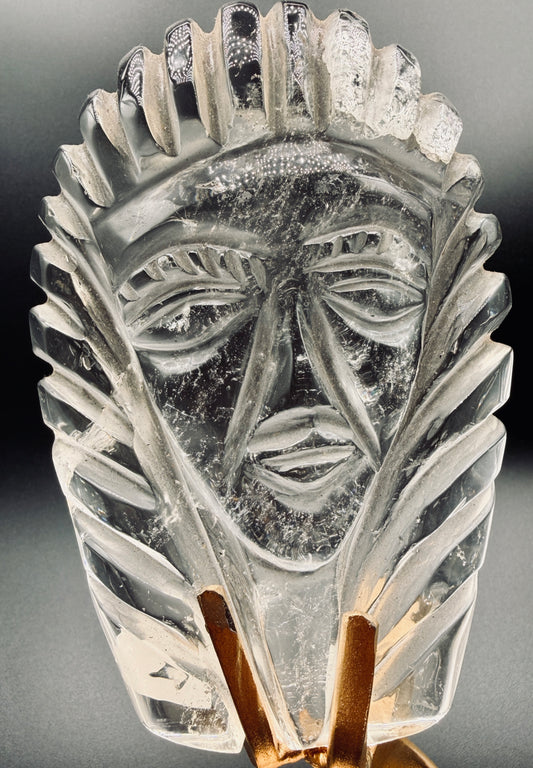 Brazilian Crystal Clear Quartz Egyptian Pharaoh