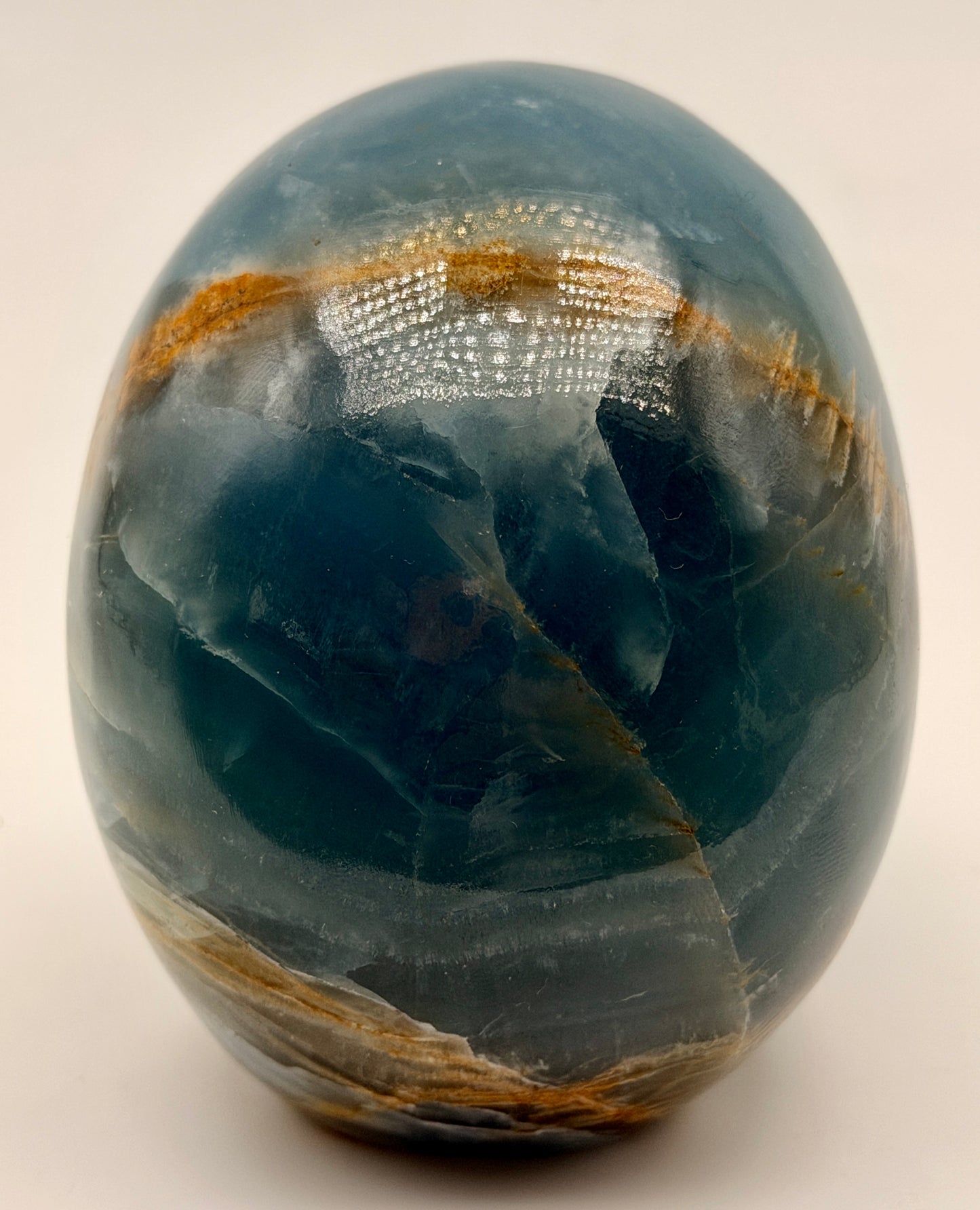 Blue Calcite Skulls