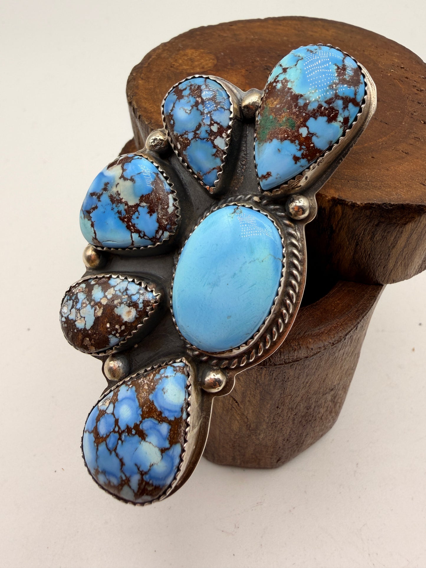 Boyd Ashley Golden Hills Turquoise Sterling Silver Statement Ring | Native American