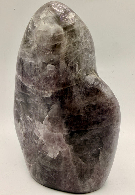 Natural Purple Anhydrite Free Form | Premium Polished Crystal from Peru