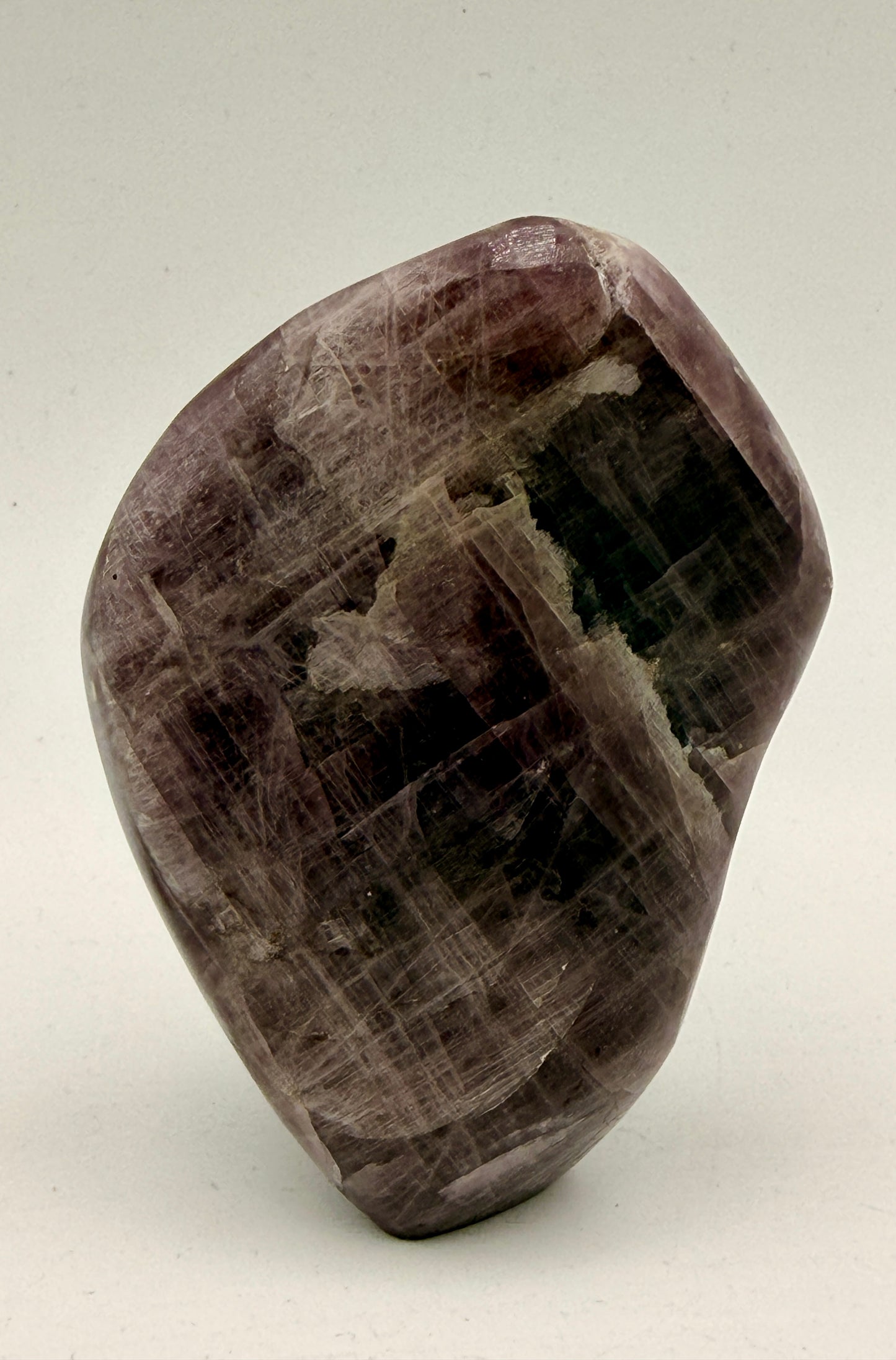 Natural Purple Anhydrite Free Form | Premium Polished Crystal from Peru
