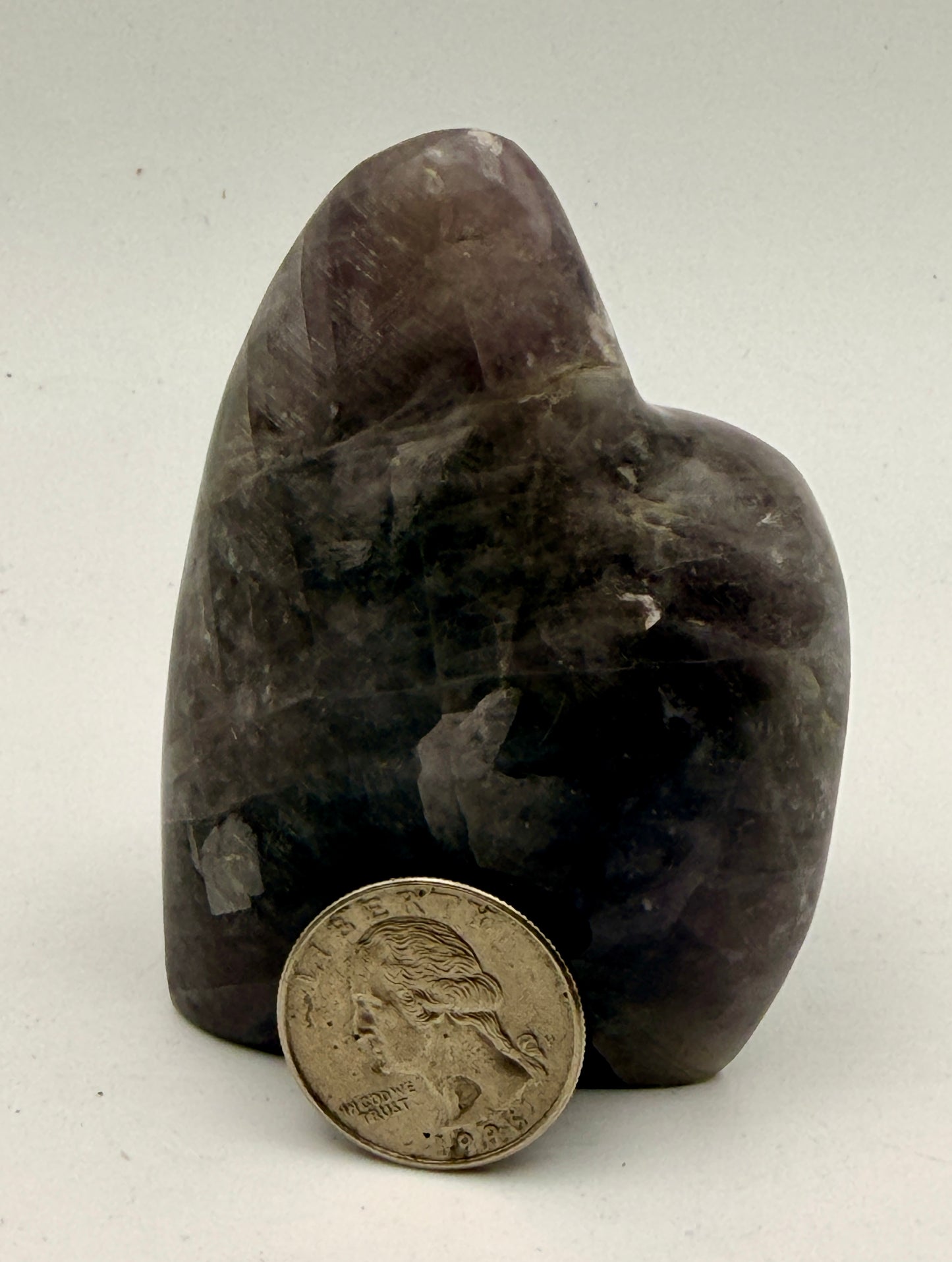 Natural Purple Anhydrite Free Form | Premium Polished Crystal from Peru