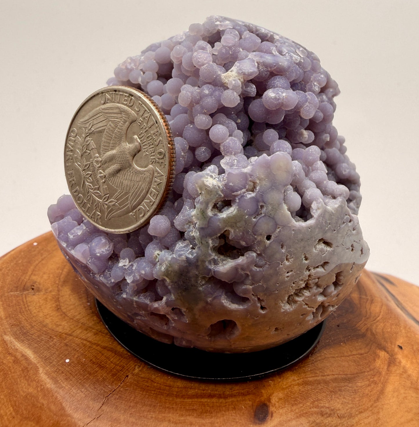 Natural Grape Agate Sphere | Premium Botryoidal Chalcedony Crystal from Indonesia