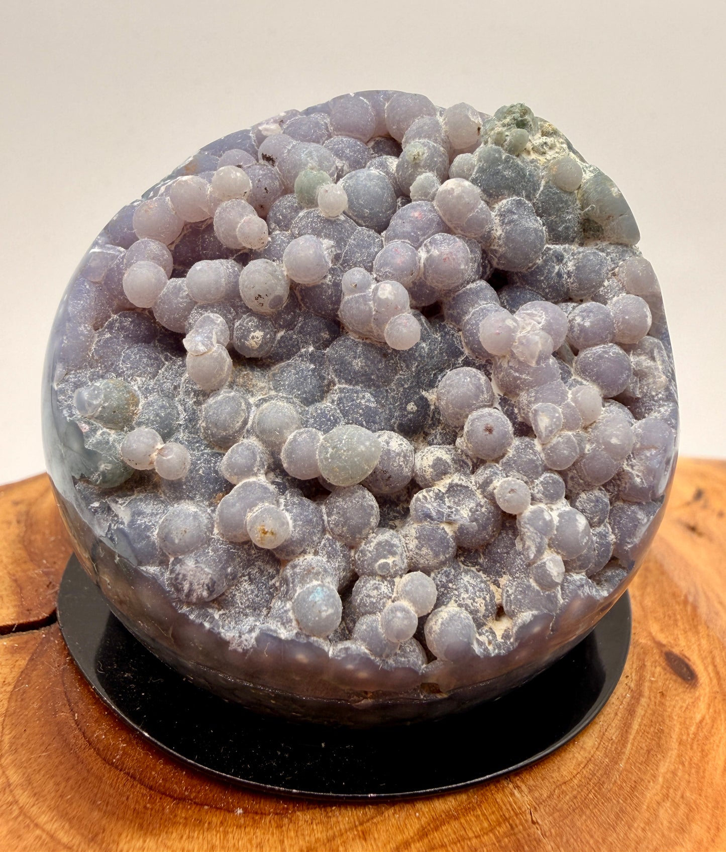 Natural Grape Agate Sphere | Premium Botryoidal Chalcedony Crystal from Indonesia