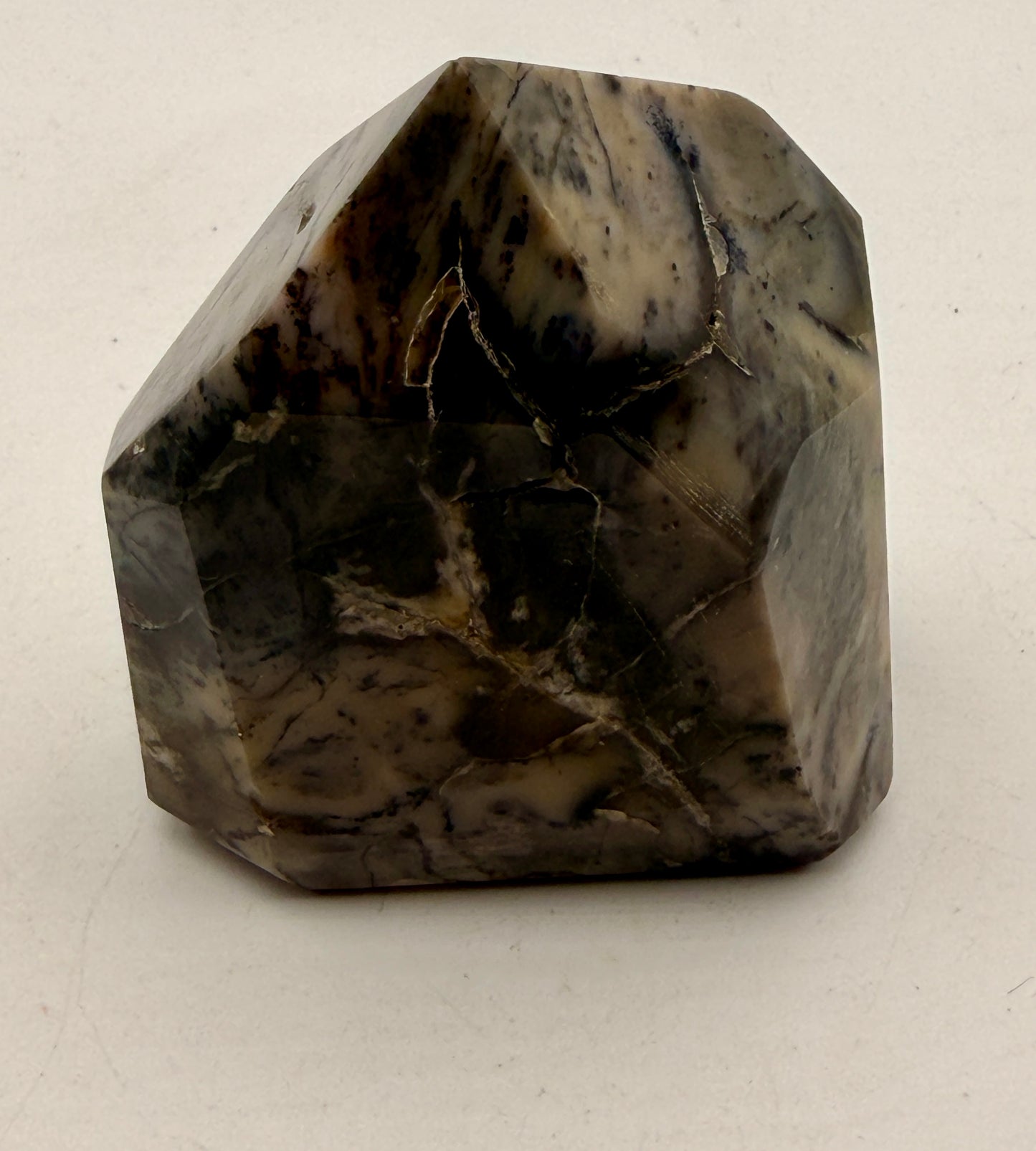Natural Purple Dendritic Opal Tower | "Merlinite" Polished Crystal Point