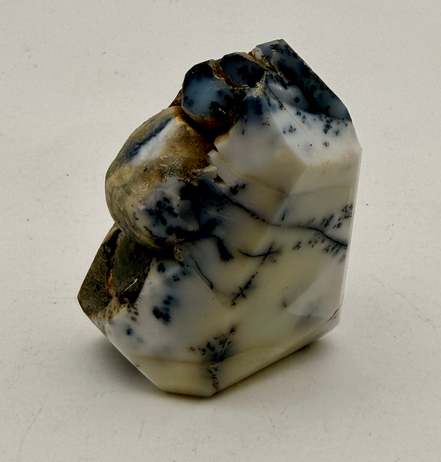 Natural Purple Dendritic Opal Tower | "Merlinite" Polished Crystal Point