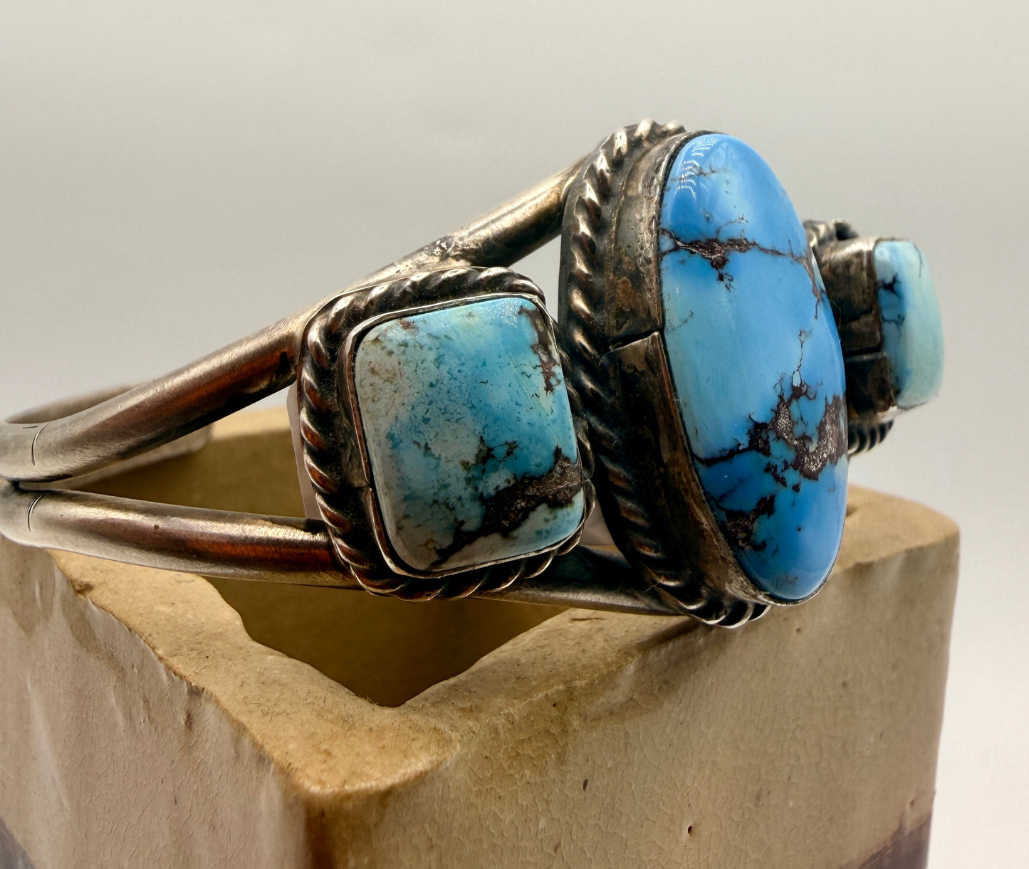Boyd Ashley Golden Hills Turquoise Sterling Silver Cuff – 6.25"