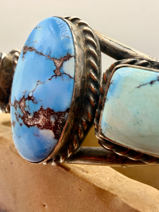 Boyd Ashley Golden Hills Turquoise Sterling Silver Cuff – 6.25"